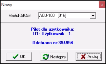 Konfiguracja zdalnego sterowania w programie Dloadx
